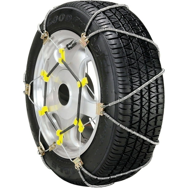 TireChain.com 205/45ZR17 Cable Tire Chains w/Duffle and Rubber Tensioners 
